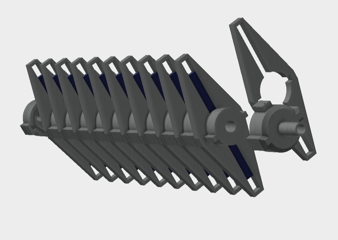 CAD model of undulator